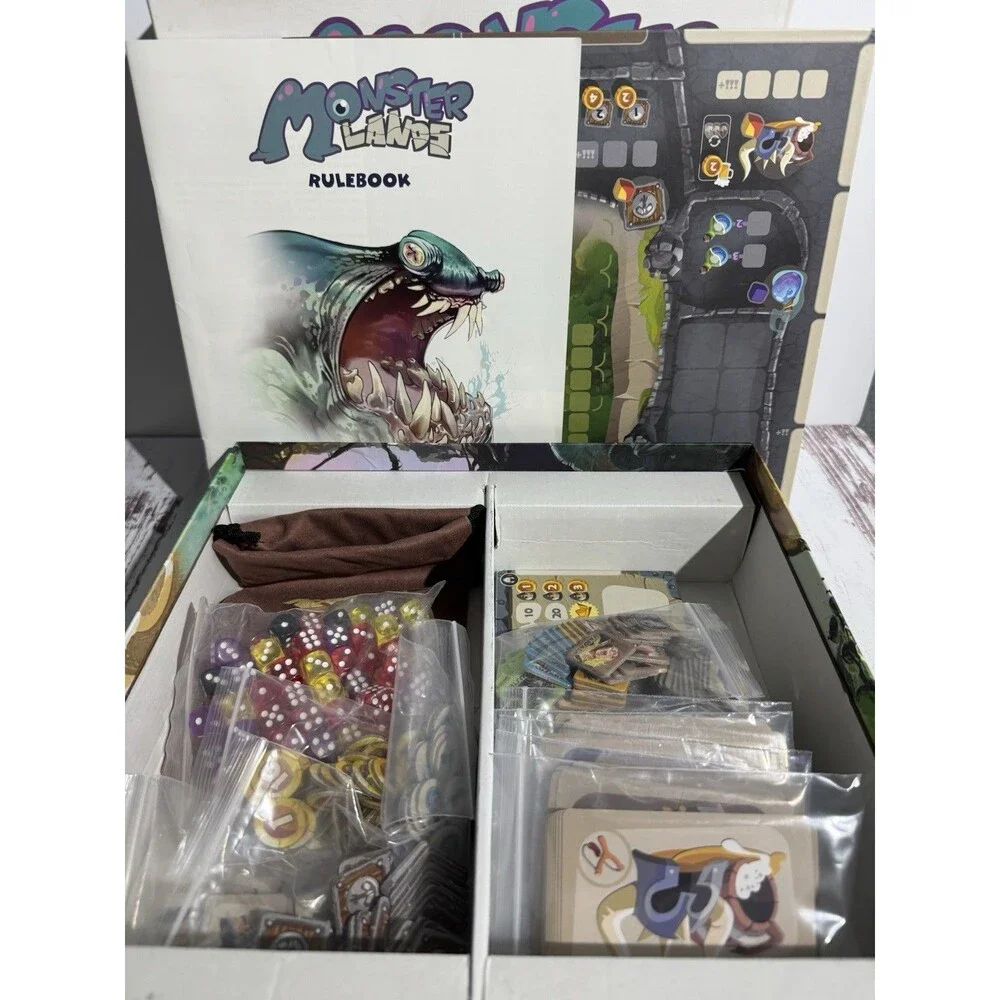 Second Gate Games Monster Lands Fantasy Board Game 1P Ages 12+ 2018 Award